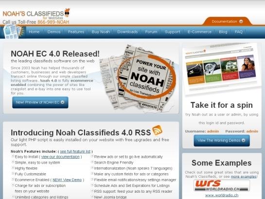 Noahsclassifieds screenshot