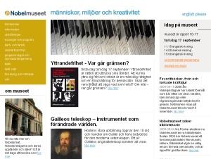 Nobelmuseum screenshot