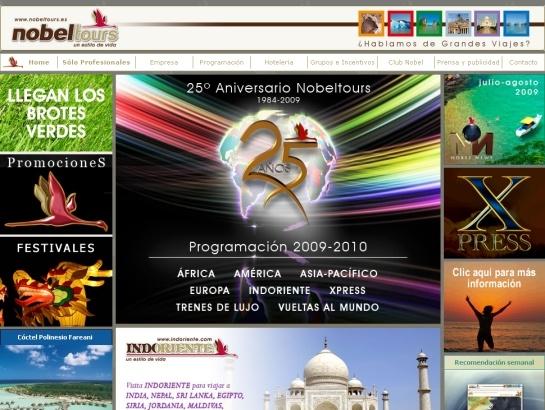 Nobeltours screenshot