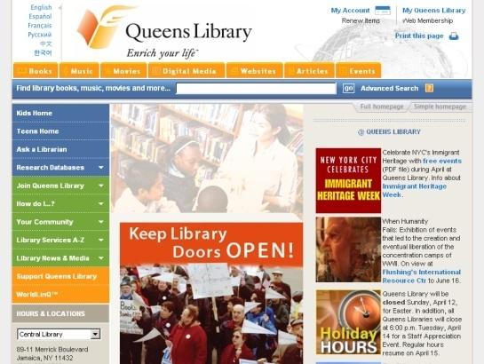 Queenslibrary screenshot