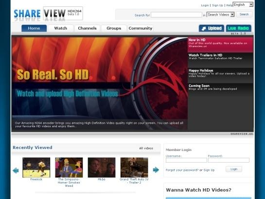 Shareview screenshot