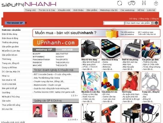 Website Siêu Thị Nhanh