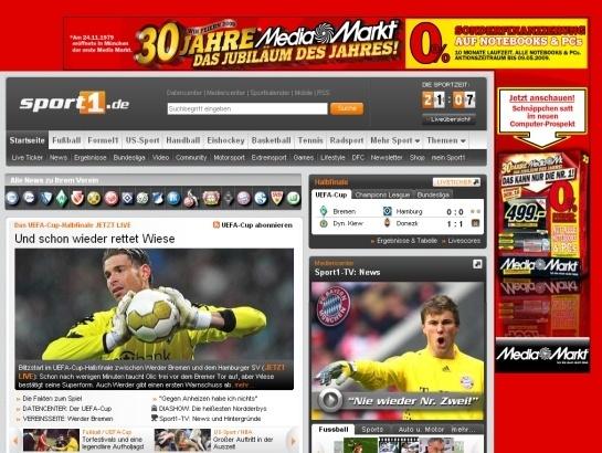 Sport1 screenshot
