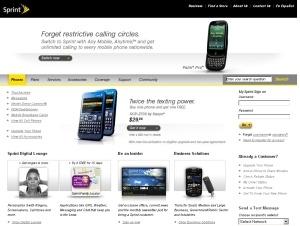 Snapshot of Sprintpcs.com as on 18 Apr 2011. Sponsored Links