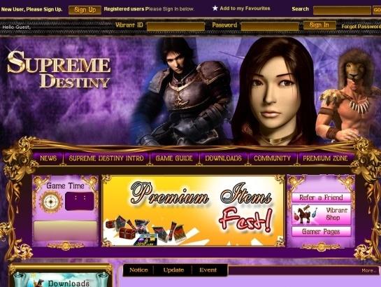 Supremedestiny screenshot