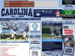 Snapshot of Tarheelblue.com as