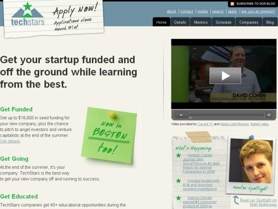 Techstars screenshot