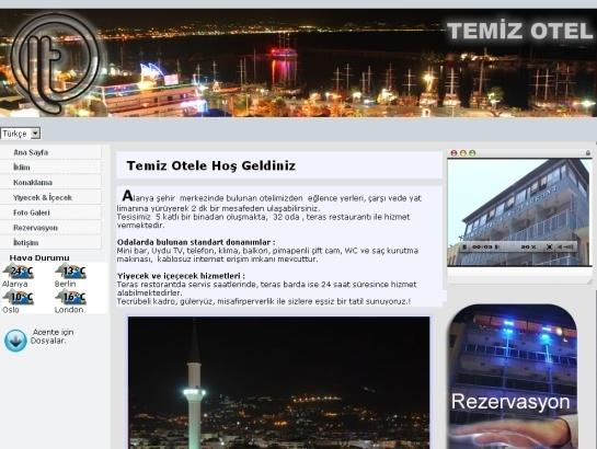 Temizotel screenshot