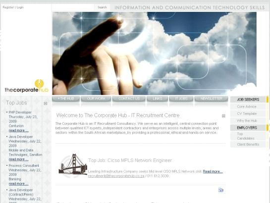 Thecorporatehub screenshot
