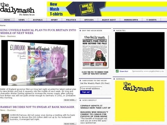 Thedailymash screenshot