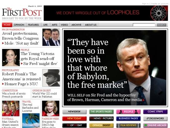 Thefirstpost screenshot