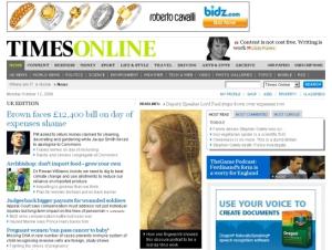 Thetimes screenshot
