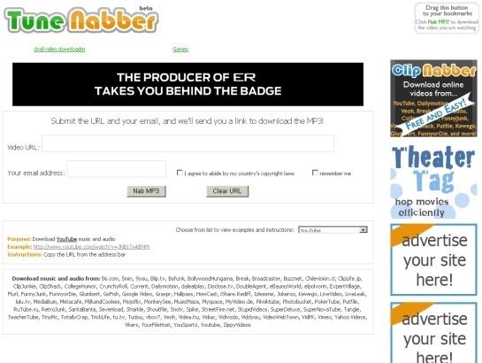 Snapshot of Tunenabber.com as on 07 Jun 2011