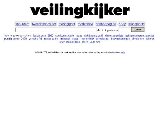 Veilingkijker screenshot