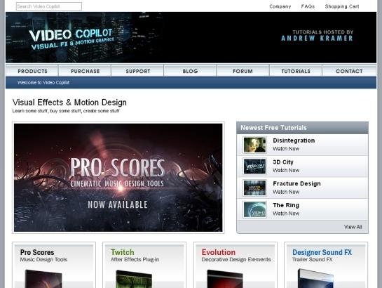 Videocopilot screenshot