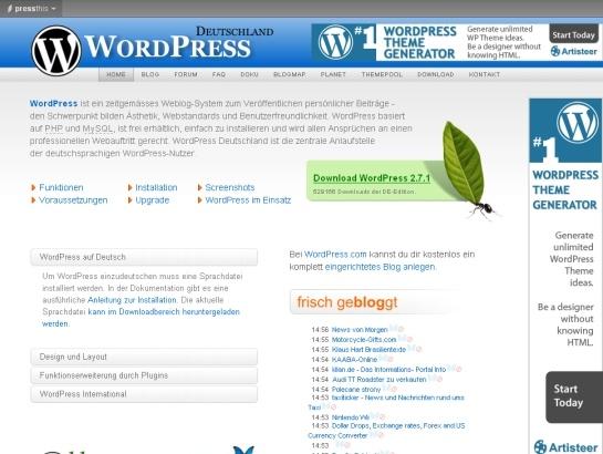 Wordpress-deutschland screenshot