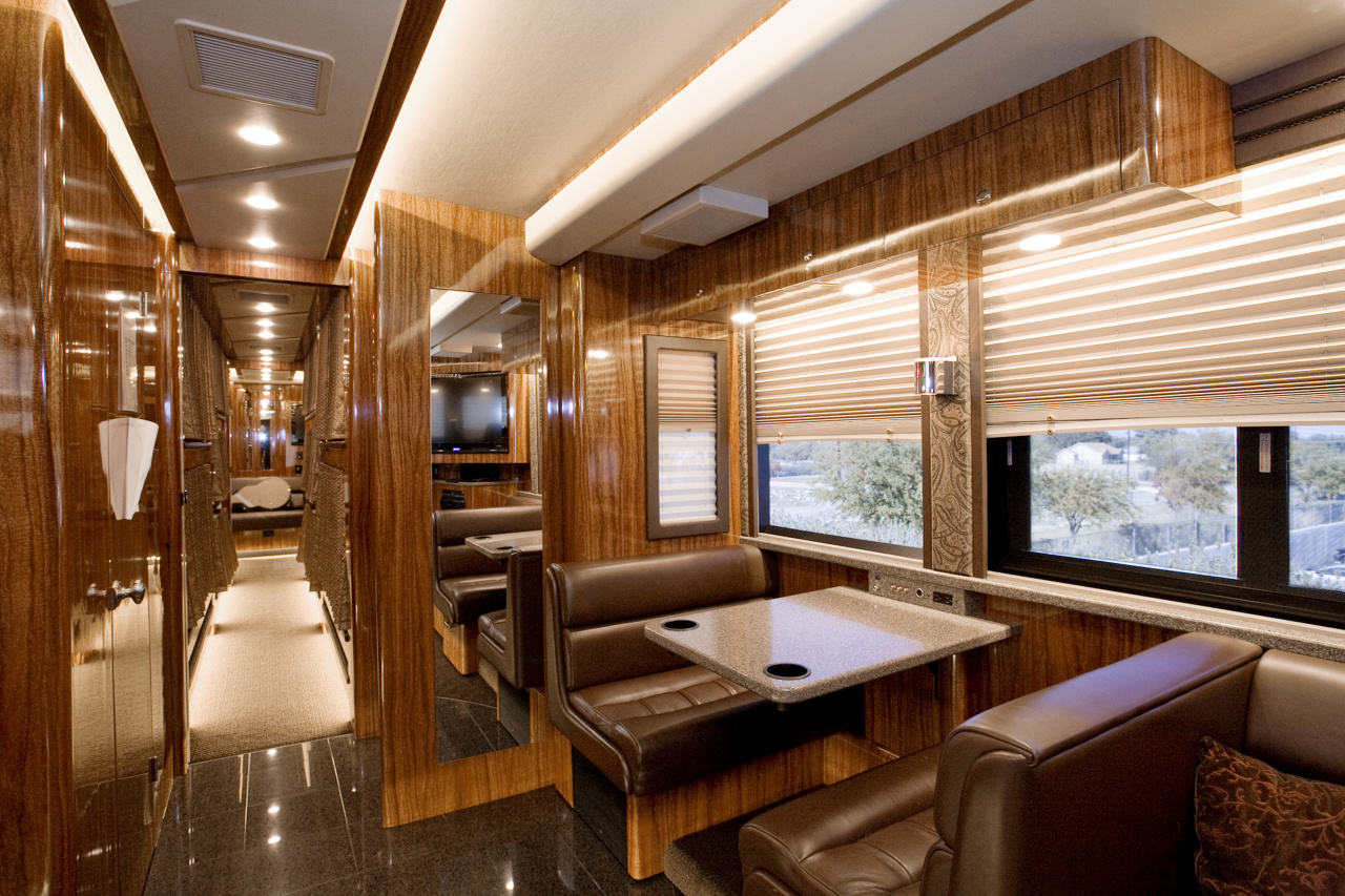 Justin Bieber Tour Bus Interior
