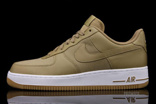 khaki and black air force ones