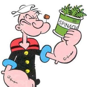 popeye and spinach popeye and spinach