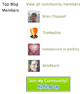 MyBlogLog Active Member Widget