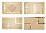  telas em mdf moduladas