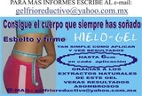 Quieres reducir tallas y reafirmar tu piel? HIELO-GEL