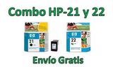 Cartuchos HP 21 y HP 22 Originales (Combo) (Envio Gratis)