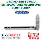 DVD Player Semp Toshiba com Frete Grátis