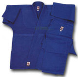 TRAJE, JUDO AZUL  (1.30 hasta 1.90MT) + 1 cinturón blanco + 1dvd de judo