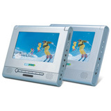 DVD PLAYER 7" DUAS TELAS  LCD PARA CARRO