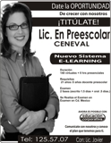TU LIC. PRESCOLAR EN 1 EXAMEN