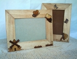 portaretratos de madera decorados