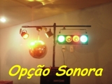 OPÇÃO SONORA - ANIMAÇÃO INFANTIL, SOM, ILUMINAÇÃO E CAMARIM