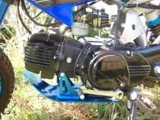 SE VENDE MOTO PIT BIKE 125cc AZUL, 500 EUROS.
