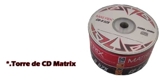 CD'S VIRGENES MATRIX 52x