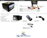 Auto-Radio leitor de DVD 7” Tátil 2DIN - RFT2D7010