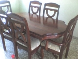 Vendo Juego de Comedor en caoba
