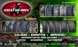 Cuatrimotos, Llantas, Rines de Lujo, Accesorios.