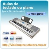 Aulas particulares de teclado ou piano