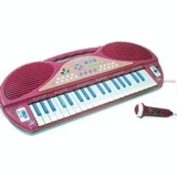 Brinquedo Teclado Das Super Poderosas + Microfone