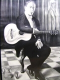 Arte en pinturas al óleo y dibujos, retratos.