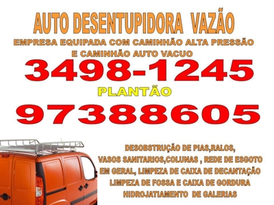 LIMPEZA DE FOSSA E CAIXA DE GORDURA EM MINAS GERAIS E VAZÃO 3498-1245 OU 97388605