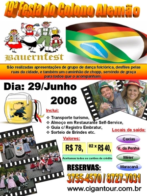 BAUERNSFEST - FESTA DO COLONO ALEMÃO / PETRÓPOLIS - RJ.