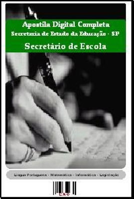 Apostila Digital Completa Secretário de Escola - SP