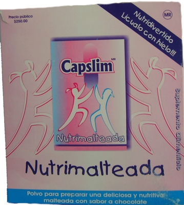 ESTIMULA EL APETITO DE TUS HIJOS CON LA NUTRIMALTEADA DE CAPSLIM C/SABOR CHOCOLATE
