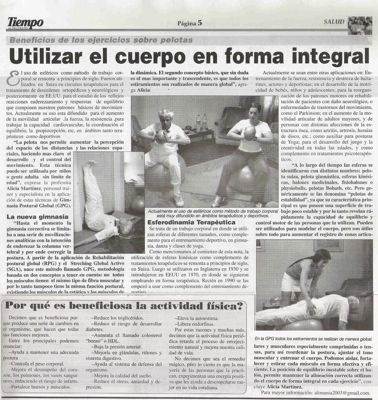 GIMNASIA POSTURAL/ESFEROKINESIS7ATENCION A PREPAGOS Y PART.  - Distrito Federal - Buenos Aires