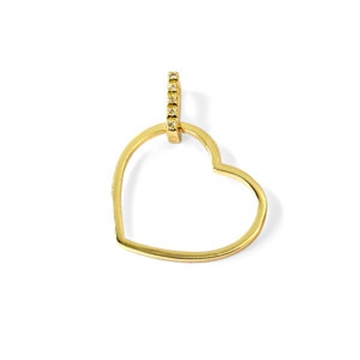 Pingente de Ouro  Amarelo 18k e Brilhantes