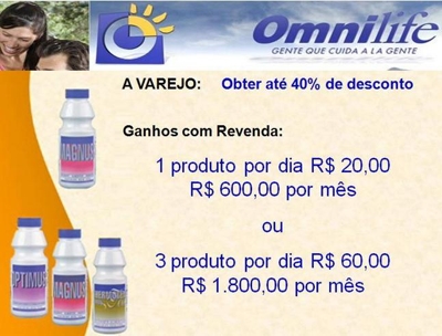 A GIGANTE OMNILIFE CHEGOU AO BRASIL SEJA UM DOS PIONEIROS.
