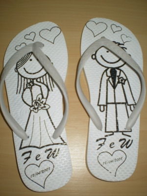 SANDALIAS PERSONALIZADAS PARA EVENTOS
