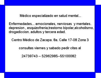 Dr. Federico Castellanos G. - Médico especialista en salud Mental